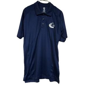 NWT Vancouver Canucks Polo Shirt Medium NHL